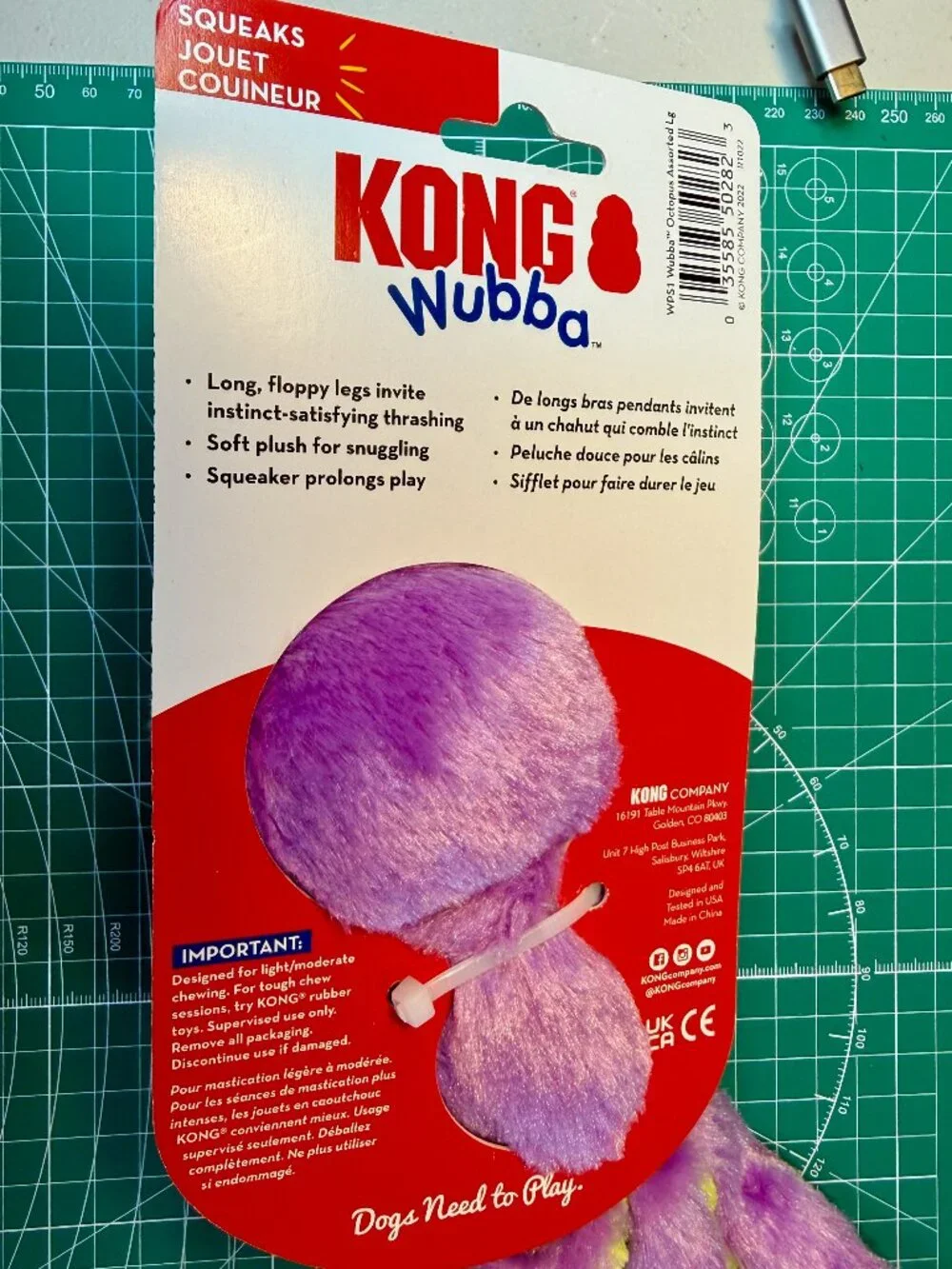Kong Dog Toy Wubba - new